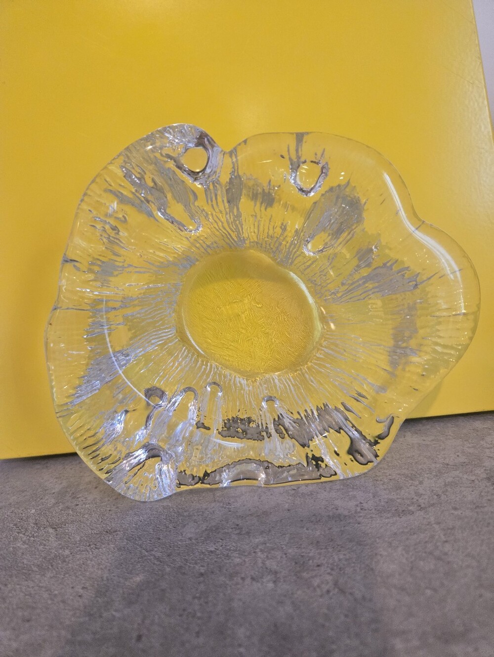 Blenko MCM Ice Glass Bowl